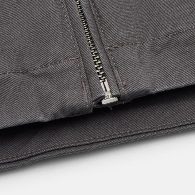 Timberland Light Solid Color Zip-Up Long Sleeve Jacket Men Jackets A6BEG-W08