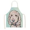 Hot Sale Cartoon Anime Pet Dog Dog Sleeveless Apron Drawing Graffiti Kitchen Anti-fouling Creative Linen Apron