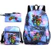 Poppy's Game Time Starry Sky Elementary School Bag Nightmare Animal Large Capacity Backpack Three-piece Set