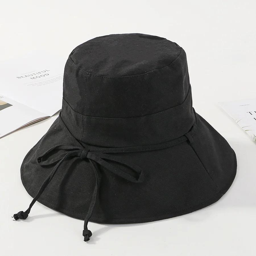New Bowknot Sun Hats for Women Summer Hat Women Beach Hat Summer Women Foldable Wide Brim Bucket Hat Fisherman Hat