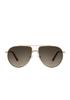 Sunglasses Aviator Legacy [Dee Franklin] Gold/Brown DFSU902002-BROW