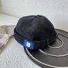 Hat men's tide early autumn retro corduroy landlord hat versatile melon fur hat women's literary hip-hop hat