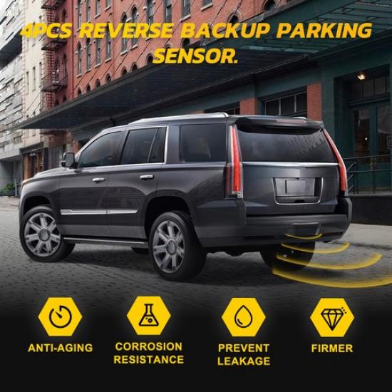 4X Parking Assist Sensor 14-19 For Silverado Chevy Cadillac Buick GM OE:23428268