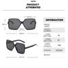 Brand Designer Fashion Oversized Sunglasses Women Plastic Female Big Frame Gradient Sun Glasses Uv400