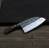 7.7 Inch Chopper Knife 8Cr18Mov Steel Blade Ebony / Wenge Handle Slicing Cleaver Handmade Kitchen Knife Meat And Poultry Tools