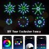 LED Fireworks Light LED Garland RGB Neon String Light Bluetooth APP Control Music Sync Bedroom Wedding Christmas Decor