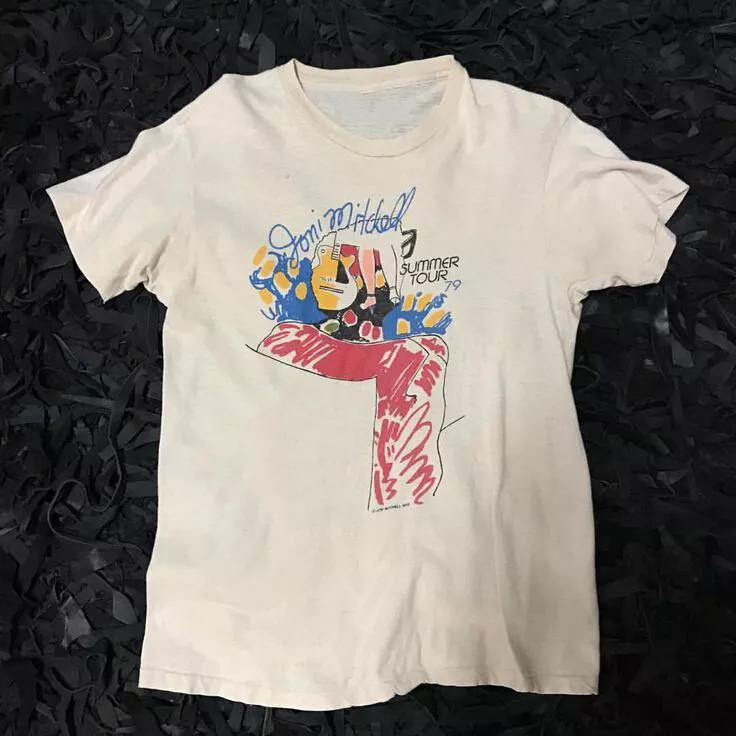 Vintage Summer Tour 79 Joni Mitchell Shirt Classic White Unisex S-234XL AR1096 Unisex T-Shirt S