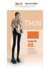 Women's High-Waisted Fleece-Lined Skinny Pants, 2025 Winter Style, Elastic Black Pencil Design for Indoor & Outdoor Wear