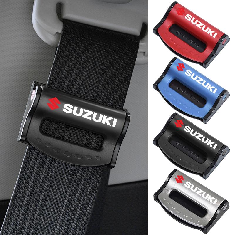 2pcs Car Seat Belts Clips Safety Adjustable Stopper Buckle Clip for Suzuki GSR GSR750 GSR600 SV 650 Swift Jimny Grand Vitara Samurai Spacia Liana