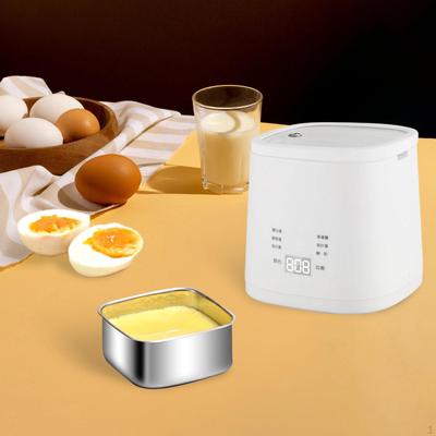 Fast Egg Cooker Easy To Peel Kitchen Gadget for Office Boiled Breakfast White