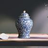 Chinese Ceramic Ginger Jar Decorative Flower Vase Traditional Porcelain Jar