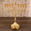 Metal Candlestick Nine Headed Candle Holder Wedding Decorations Candle Stand Candlelight Dinner Props Ornament Candles Rack