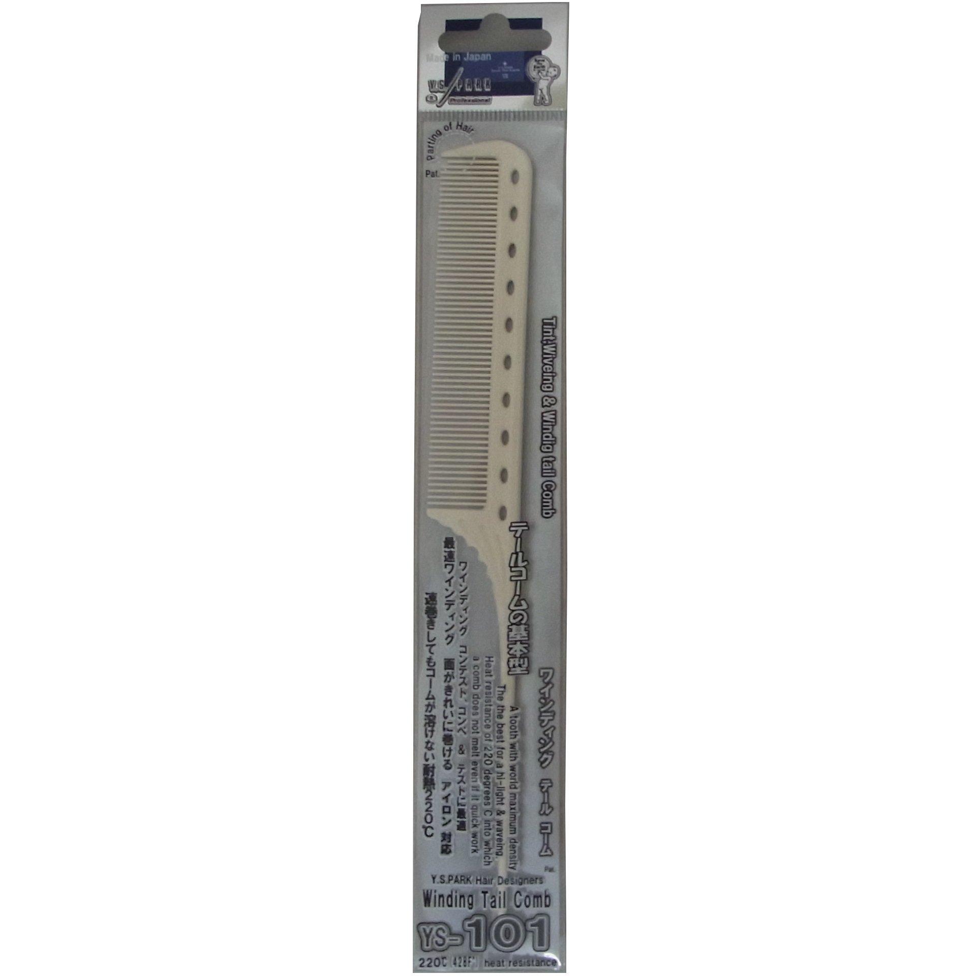 Профессиональная расческа для накручивания Y.S.Park YS-101 - Белая | Инструмент для укладки волос