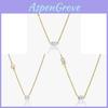 Modern Stainless Steel Geometric Pendant Chain With Vacuum Coating For Daily Fashion Accessory