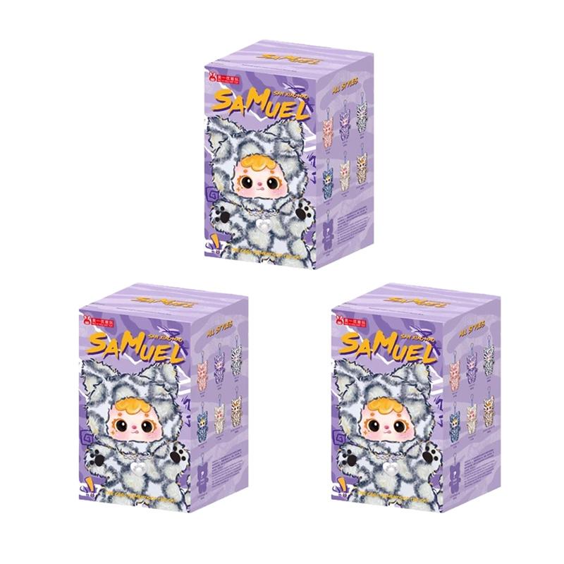 New Samuel Meow'S Cool Moments Plush Blind Box Vinyl Surprise Trendy Play Cute Bag Pendant Pendant Desktop Ornament Girl Gift