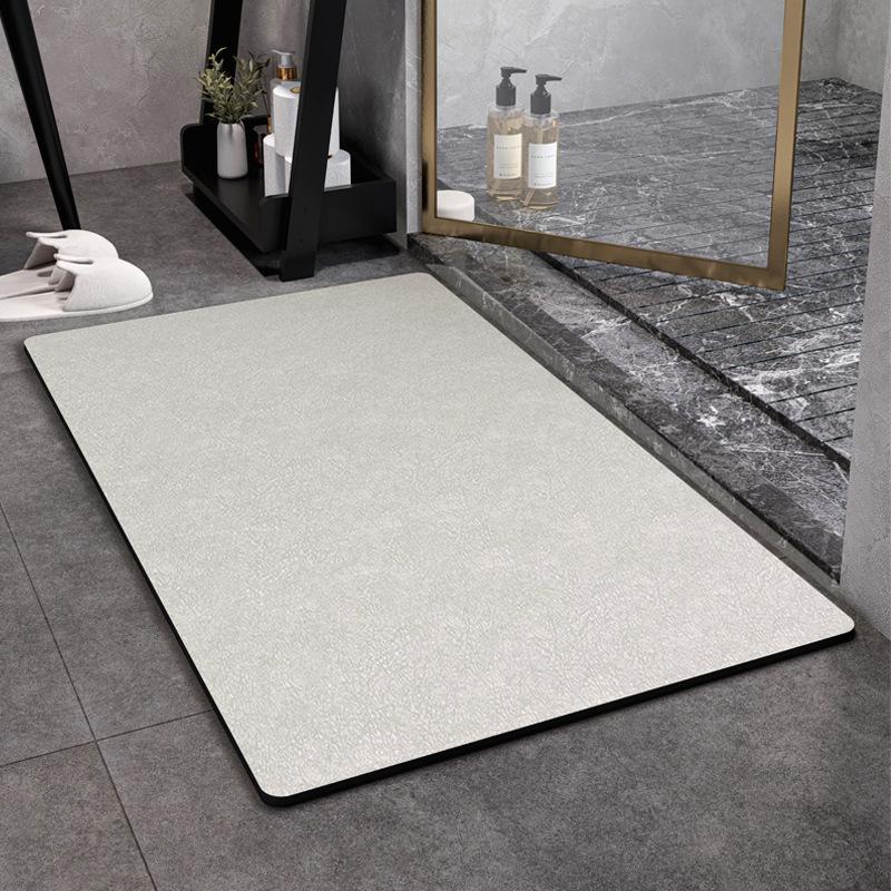 Alfombra de Diatomita para Puerta de Entrada Resistente a la Suciedad Alfombra Antideslizante para Baño Pavimento y Absorbente Alfombra de Suelo Alfombra para Pies de Entrada Resistente a la Suciedad
