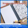 Reusable A5/A4 Whiteboard Notebook - Erasable Faux Leather Draft Notebook