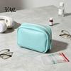 Portable Medication Case for Travel A8 Waterproof Pill Organizer with 7/14 Zippered Pouches, Small Pouch PU Leather Storage Travel, Loose Leaf Binder,
