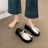 Sandals platform slippers women's summer semi-drag lazy bag head sandals 2025 Boken shoes Boken new one-pedal outer wear