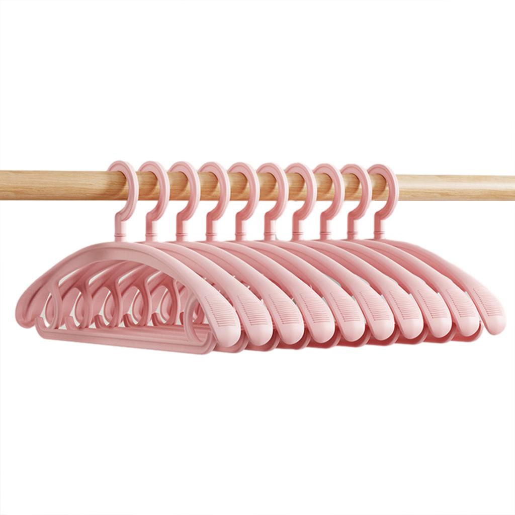 Plastic Non-Slip Clothes Hangers Durable Windproof Clothes Hanger For Home Thickening Non-Marking Wear Resistant Durable Hangers