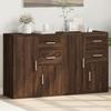 VidaXL Buffets 2 Pcs Brown Oak 60x31x70 Cm Engineered Wood, Storage Cabinet, Entryway Furniture, Accent Furniture 3276566