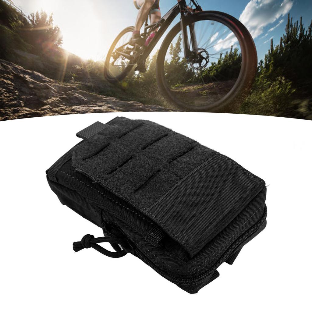 Molle Handy Gürteltasche Mehrzweck Utility Hüfttasche Herren Doppelschichtige Hüfttasche für Outdoor Camping Angeln