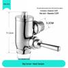 Minxi All-Copper Squat Toilet Foot Pedal Flush Valve