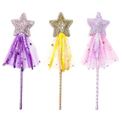 Star Glitter Wand For Girl Fairy Magic Wand Crystal Princess Wand For Kids Fairy Wand Star Princess Wand