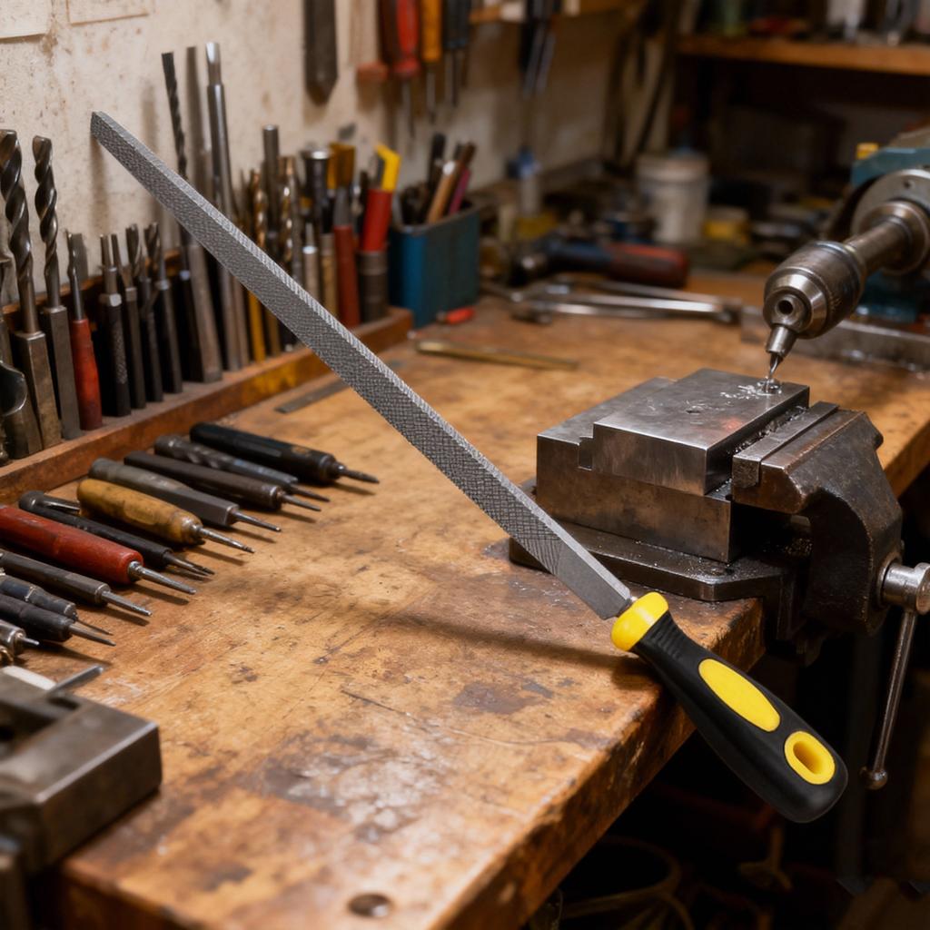 File Steel File File Letter Worker Single Handle File Flat Semicircular Triangular Round File Metal Woodworking Grinding