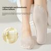 5 Paar Damen Sommer Dünne Feuchtigkeitstransport Schweiß Atmungsaktiv Baumwollsohle Rutschfeste Bootssocken