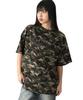 WEGO Short Sleeve Vintage Graphic Oversized Summer Size Pattern 1 Women's T-Shirt, Print, Shirt, Top, F,