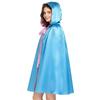 Blue Pink Gothic Costume Cape Solid Color Hooded Cape Cute Halloween Cloak  Halloween