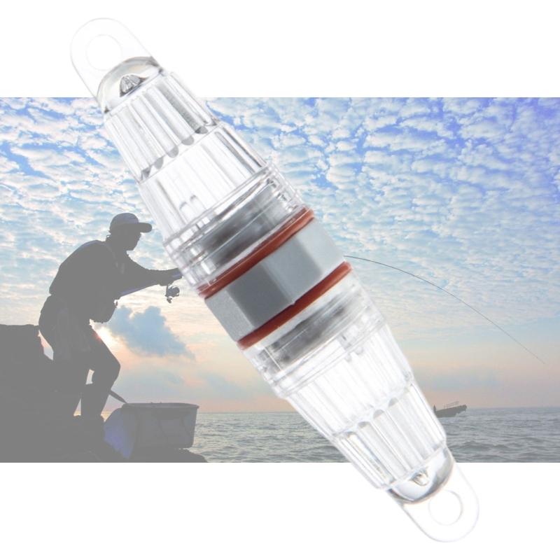 Double Head LED Light Underwater Light Fishing Flashing Light 3In Deep Drop Attractive Light Baits Lure Lamp