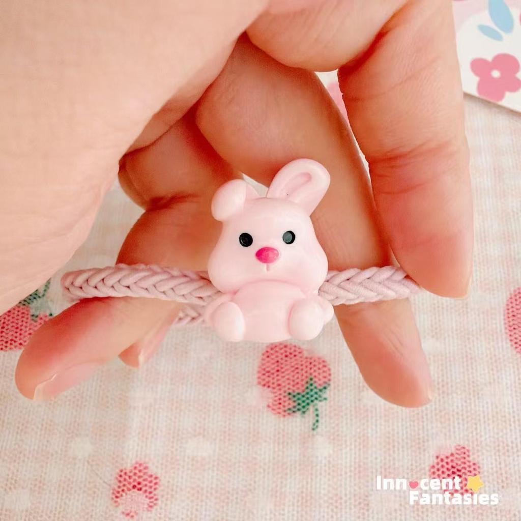 Cartoon Resin Animal Hair Tie - Cute & Versatile Accessory for Girls & Best Friends