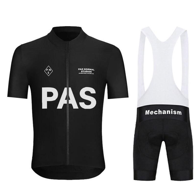 Mens Cycling Jersey Bib Shorts Set Breathable Quick-Dry Bike Apparel Road Mountain Trail Riding