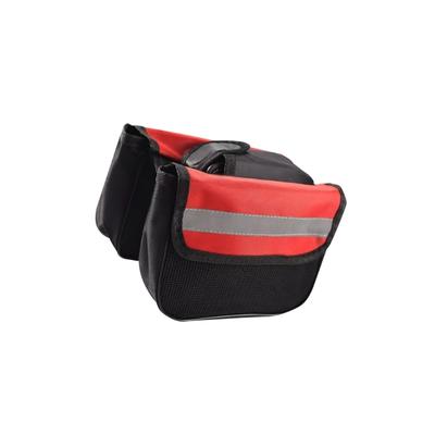 Zippers Closure Road Bike Top Tube Bag Waterproof Bicycles Front Frame Bag Cycling Crossbars Storage Pouches For Biking