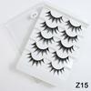 RED SIREN Cat Eye Lashes 5 Pairs Winged Wispy Natural False Eyelashes Makeup Fox Eye Faux Mink Eyelashes