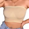 Strapless One-Shoulder Bandeau Wrap Chest Binder Bra for Women – Shockproof, Plus Size, Small Vest Lingerie