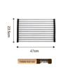 Foldable Silicone Kitchen Dish Drying Rack