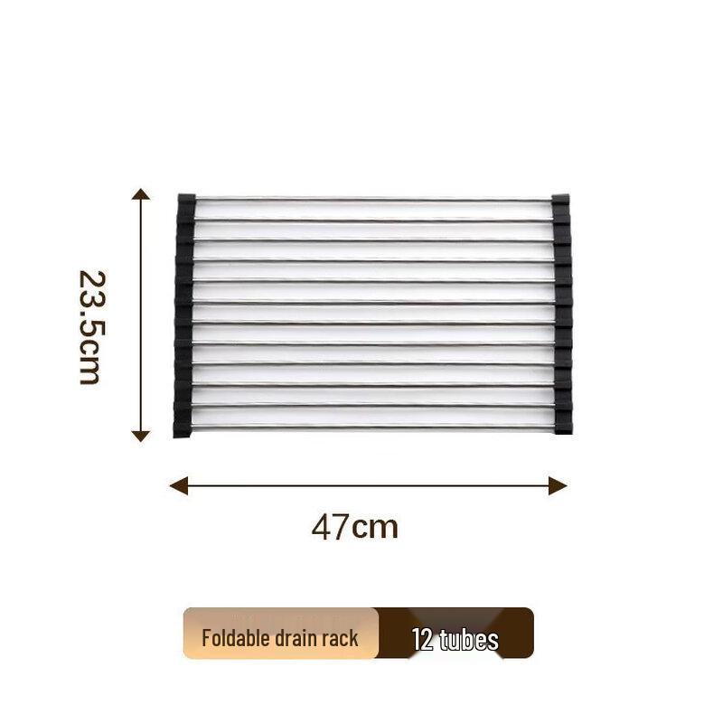 Foldable Silicone Kitchen Dish Drying Rack