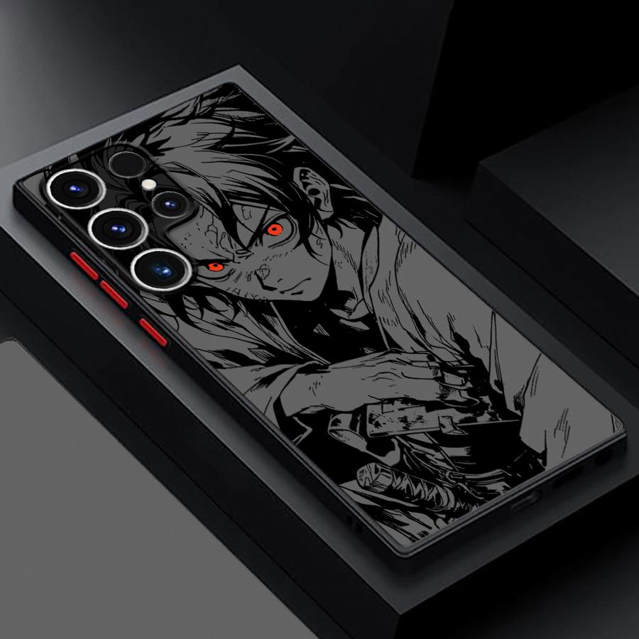 Anime D-emon Cool S-layer Funda Back Phone Cover Case for Samsung Galaxy S22 S23 FE Note 20 Ultra 10+ S20 FE S26 S25 Ultra S21