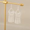 Exotic high-end sense niche new Chinese-style ethnic feng shui drop ear hook retro fashion design personalized ear jewelry