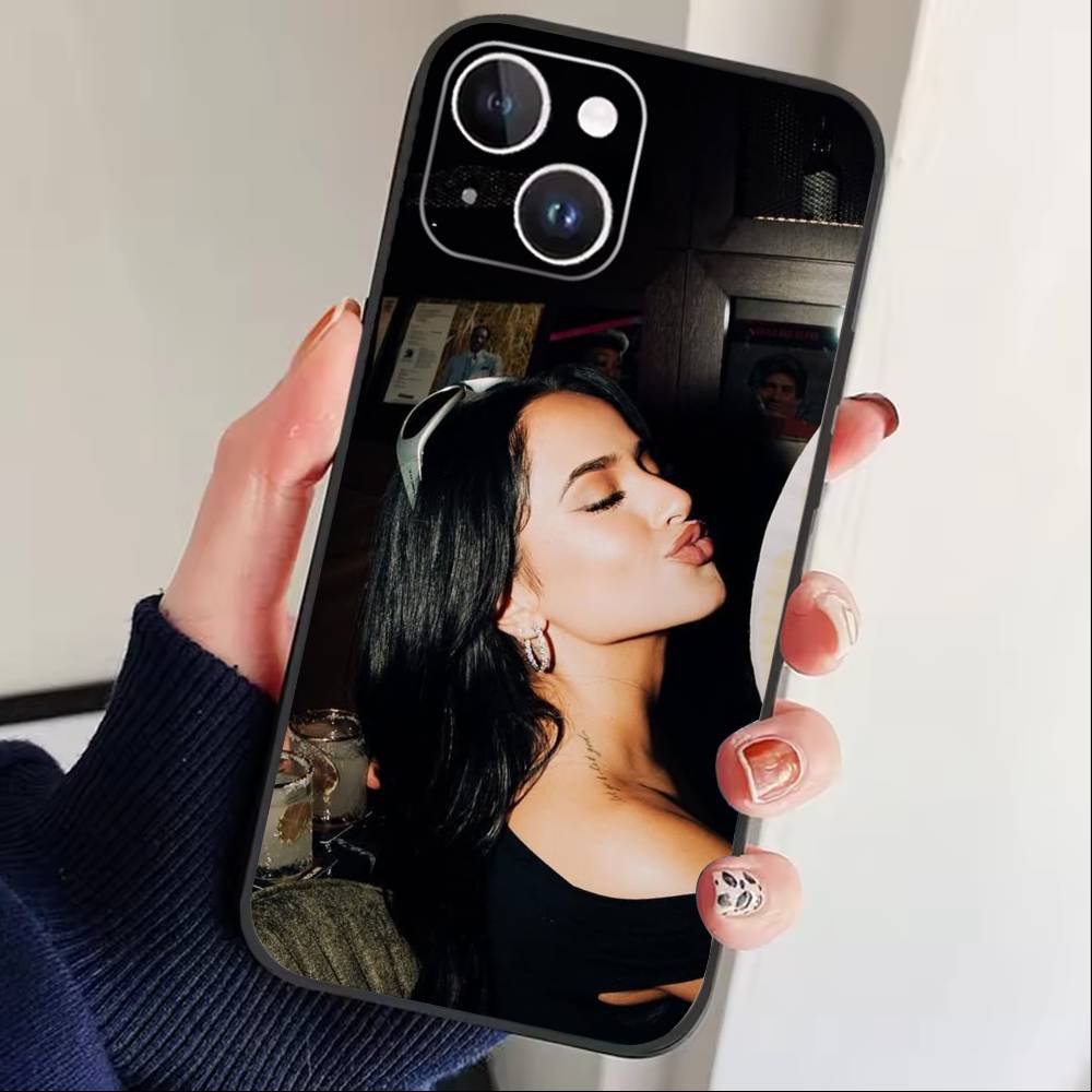 

B-Becky G Mobile Phone Case For iPhone 17 16 15 14 13 12 Max Plus Silicone Black Cover iPhone14Plus