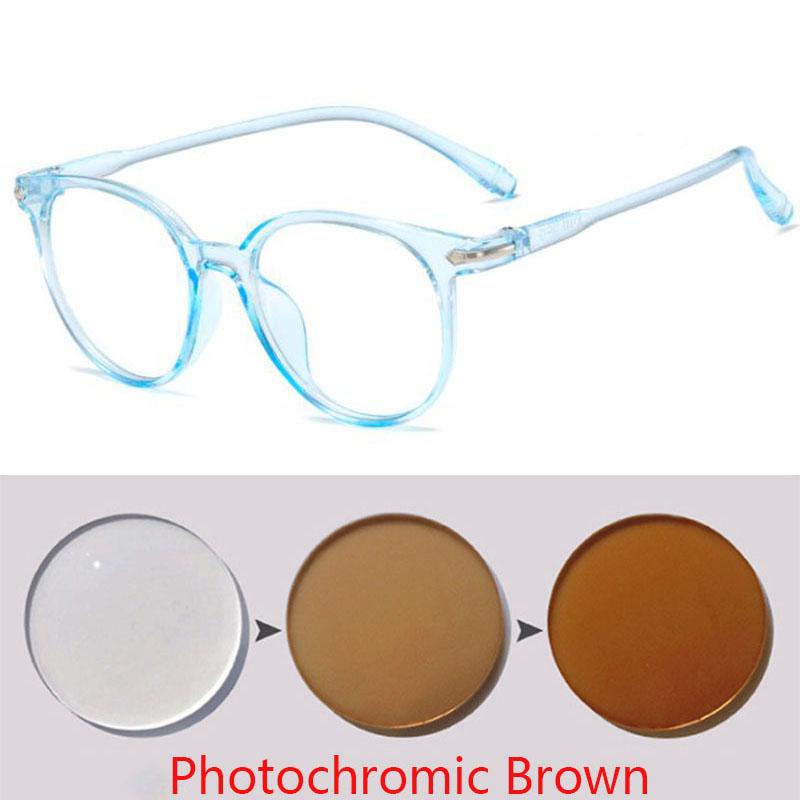 -1.0-1.5-2.0-2.5-3.0 To -6.0 Transparent Finished Myopia Glasses Men Women Black Eyeglasses Prescription Shortsighted Eyewear