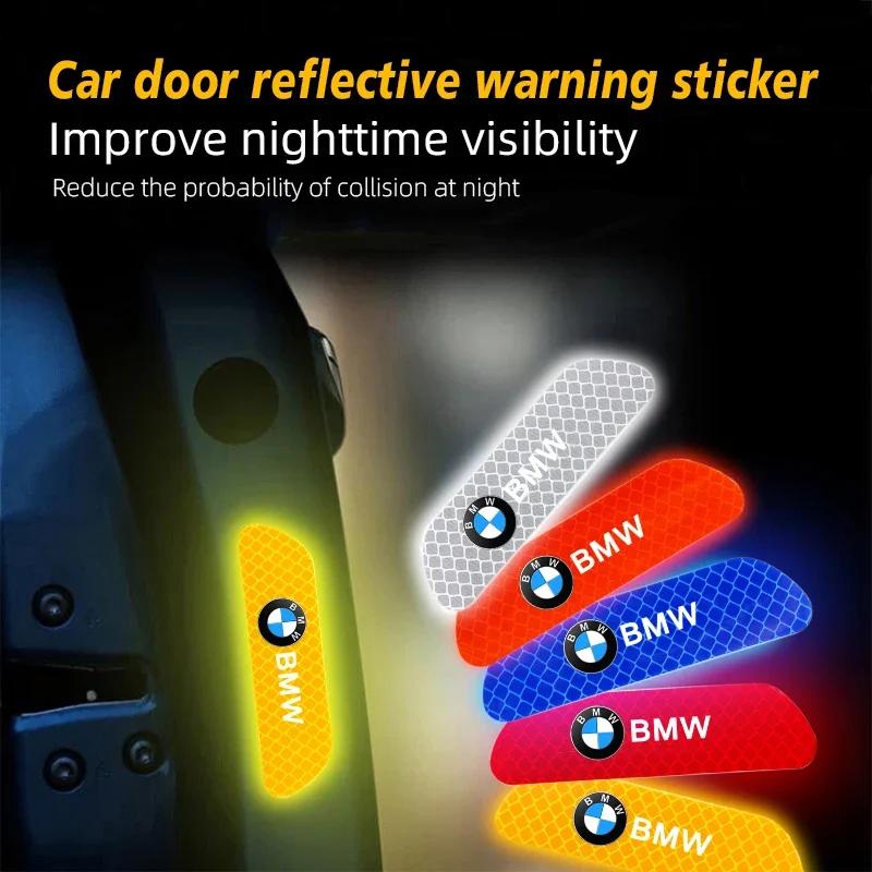 2025 Hot Car Door Sticker Safety Warning Reflective Mark For All BMW Performance F25 F26 F15 F16 E90 E91 E92 E60 E84 G22 G32 F13