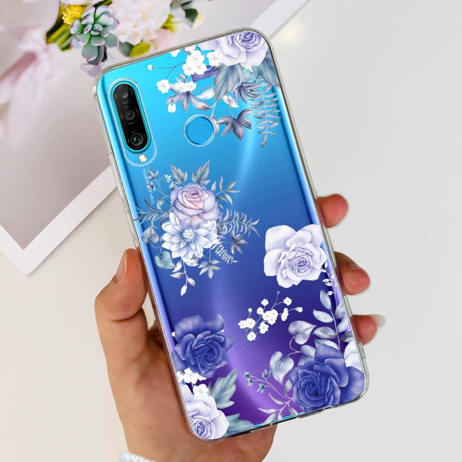 For Huawei P30 Lite Case MAR-LX1M MAR-L21A MAR-LX1A Cute Astronaut Cover Clear Silicone Bumper For Huawei P30 Pro Lite P 30 Capa