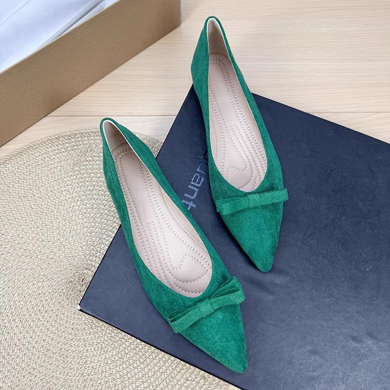 Fashion Flat Shoes for Women Spring Autumn 2025 New Shallow Mouth Butterfly Bow Plus Size Women's Shoes 42 43 44 Loafers Zapatos Mujer