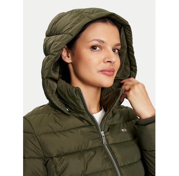 Tommy Jeans Basic Down Jacket DW0DW18311 Green Slim Fit