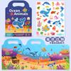 Children DIY Reusable Cartoon Sticker Book Bubble Scene Sticker Paste Toys  Playsets Kids Portable Quiet Busy Learning  Educational Book for Kids
