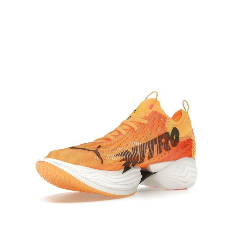 Puma Кроссовки женские Fast-R Nitro Elite 2 Sun Stream Orange Sunset-Glow White 310218-01 — фото 4
